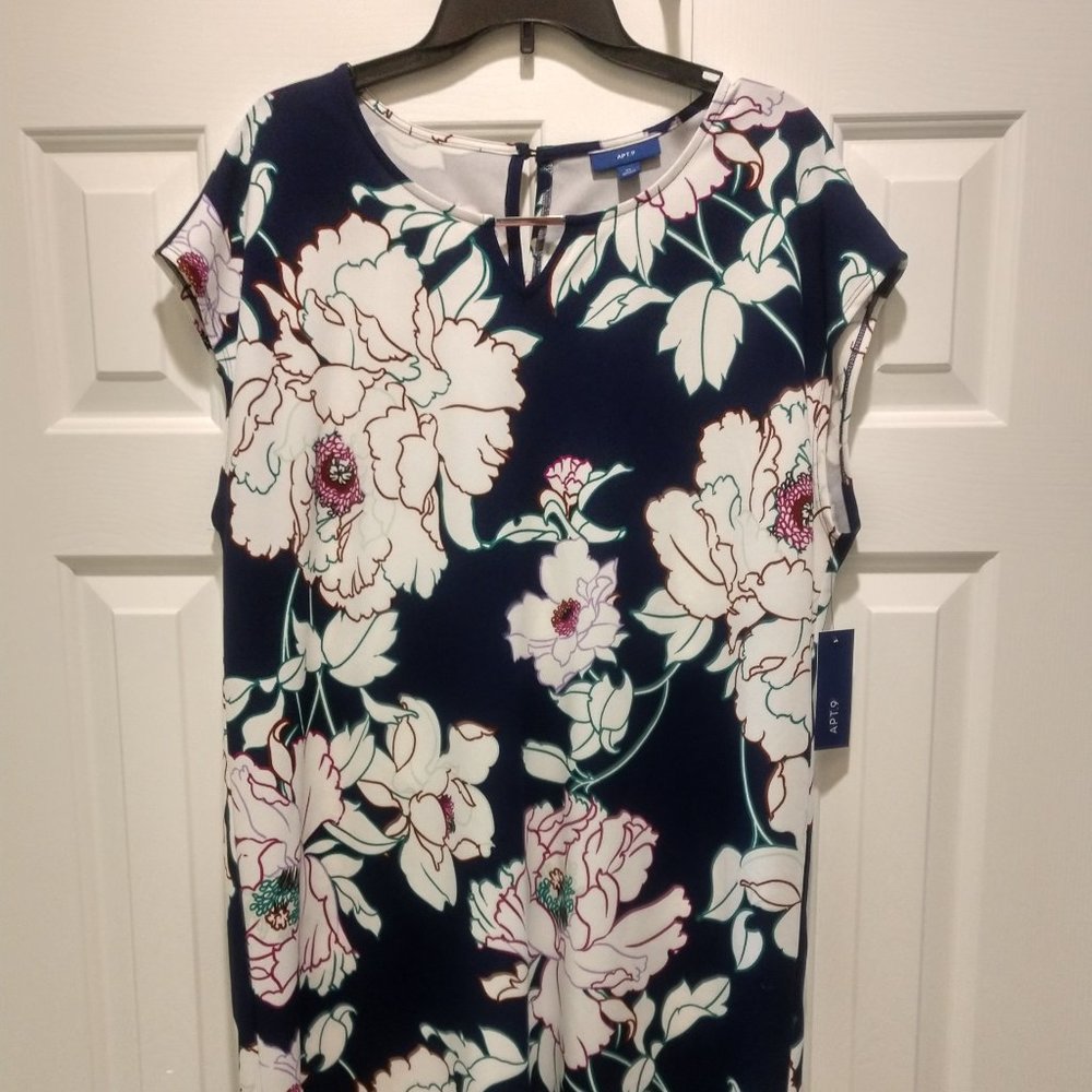 APT 9 Floral Midi Dress Size XL